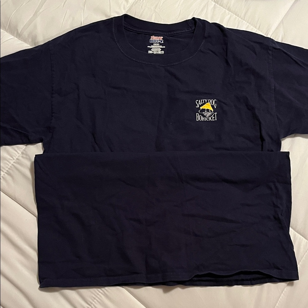 Hanes Salty Dog Navy T-Shirt